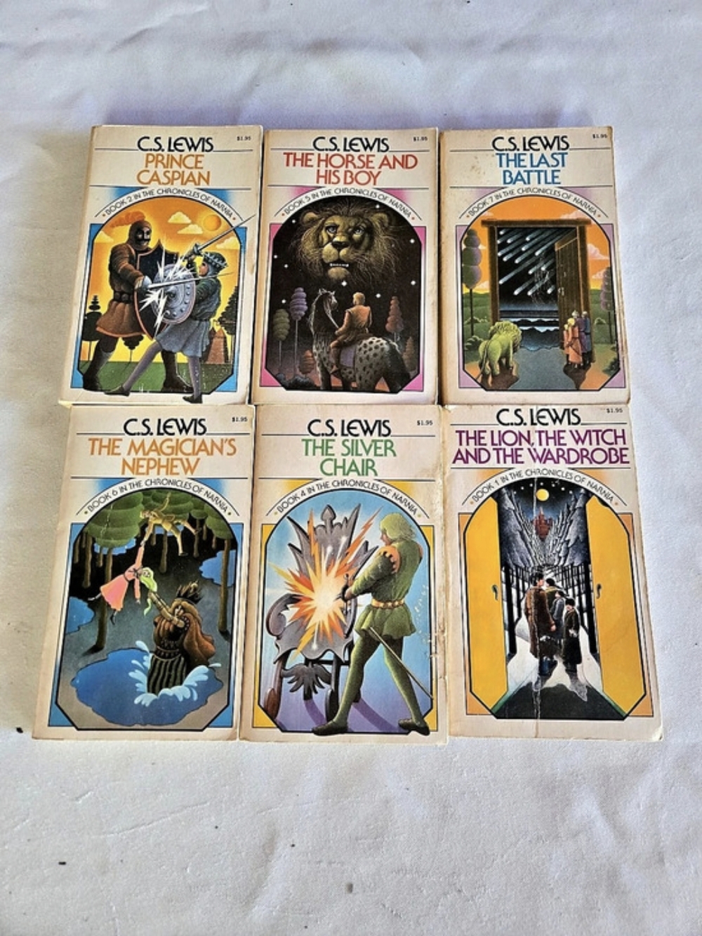 C.S. Lewis The Chronicles of Narnia 6 of the 7 Set- Missing Book 3